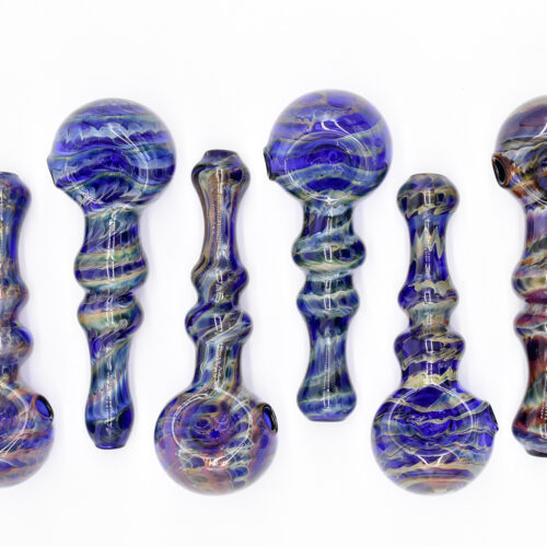 Cobalt Lumpy Spoons