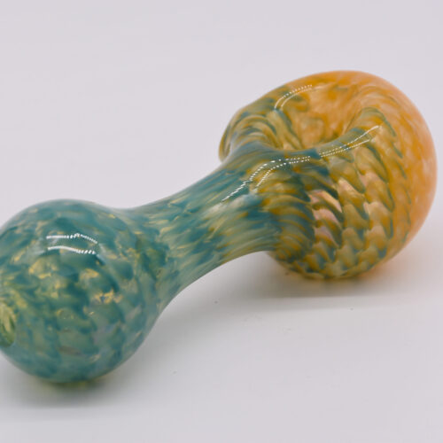 Jumbo Spoon Aquamarine and Yellow
